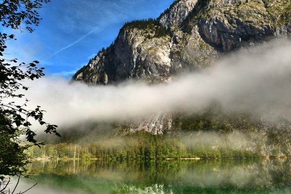Nebelschwaden am Obersee